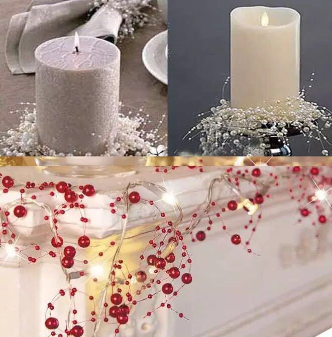 パールLEDライト ウェディング テーブル クリスマス
